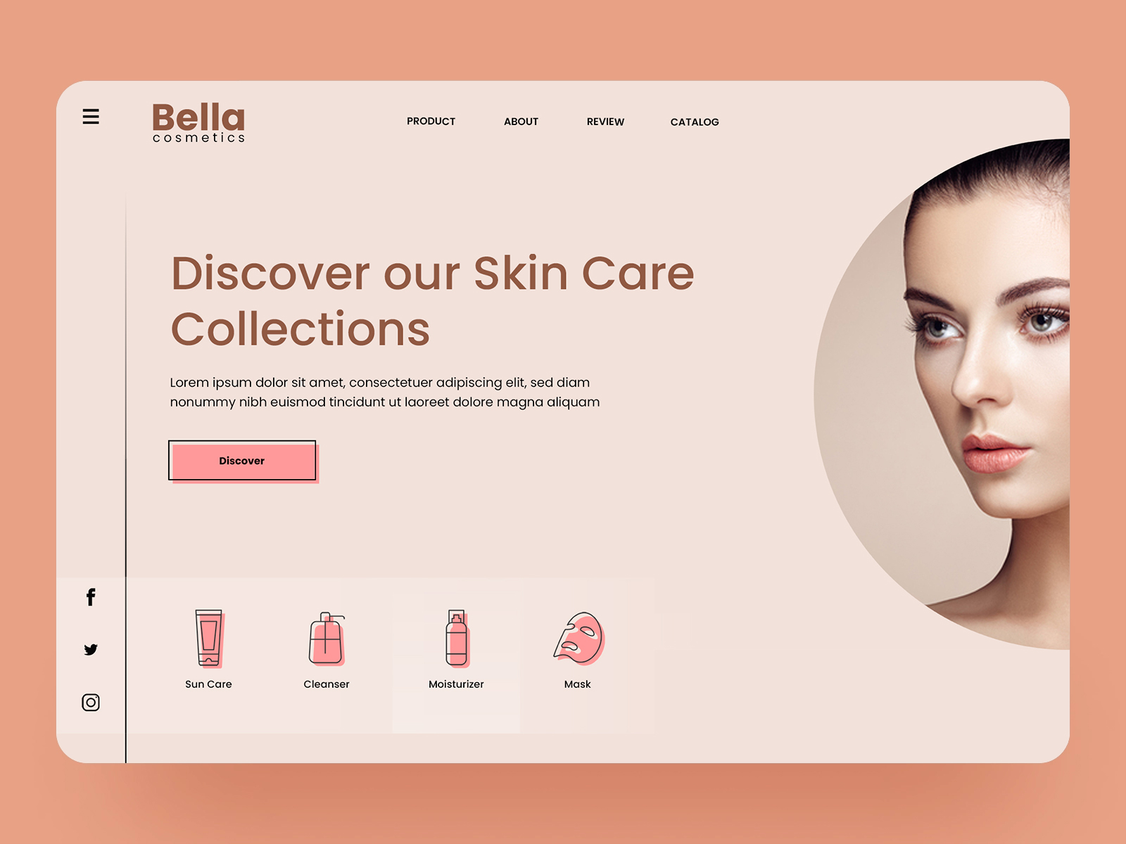 Bella Cosmetics Web Design