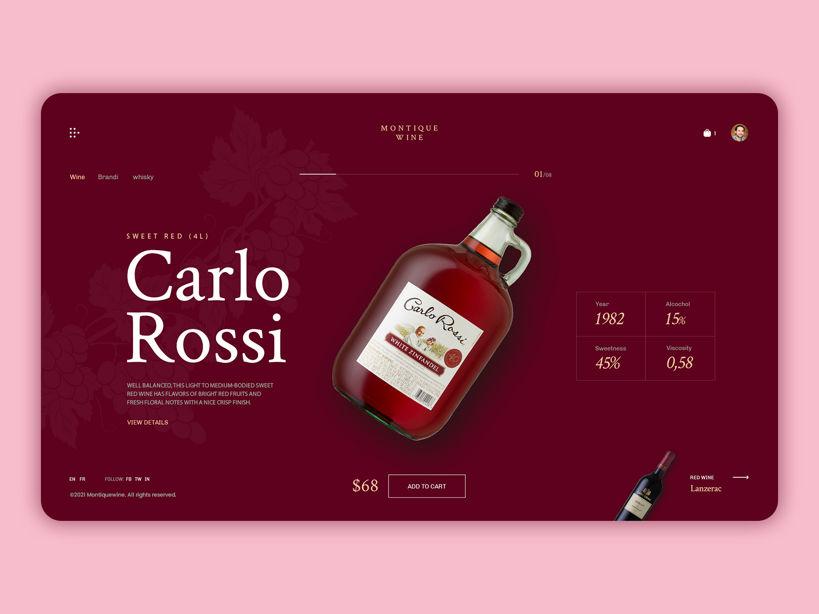  Montique Wine Web Design