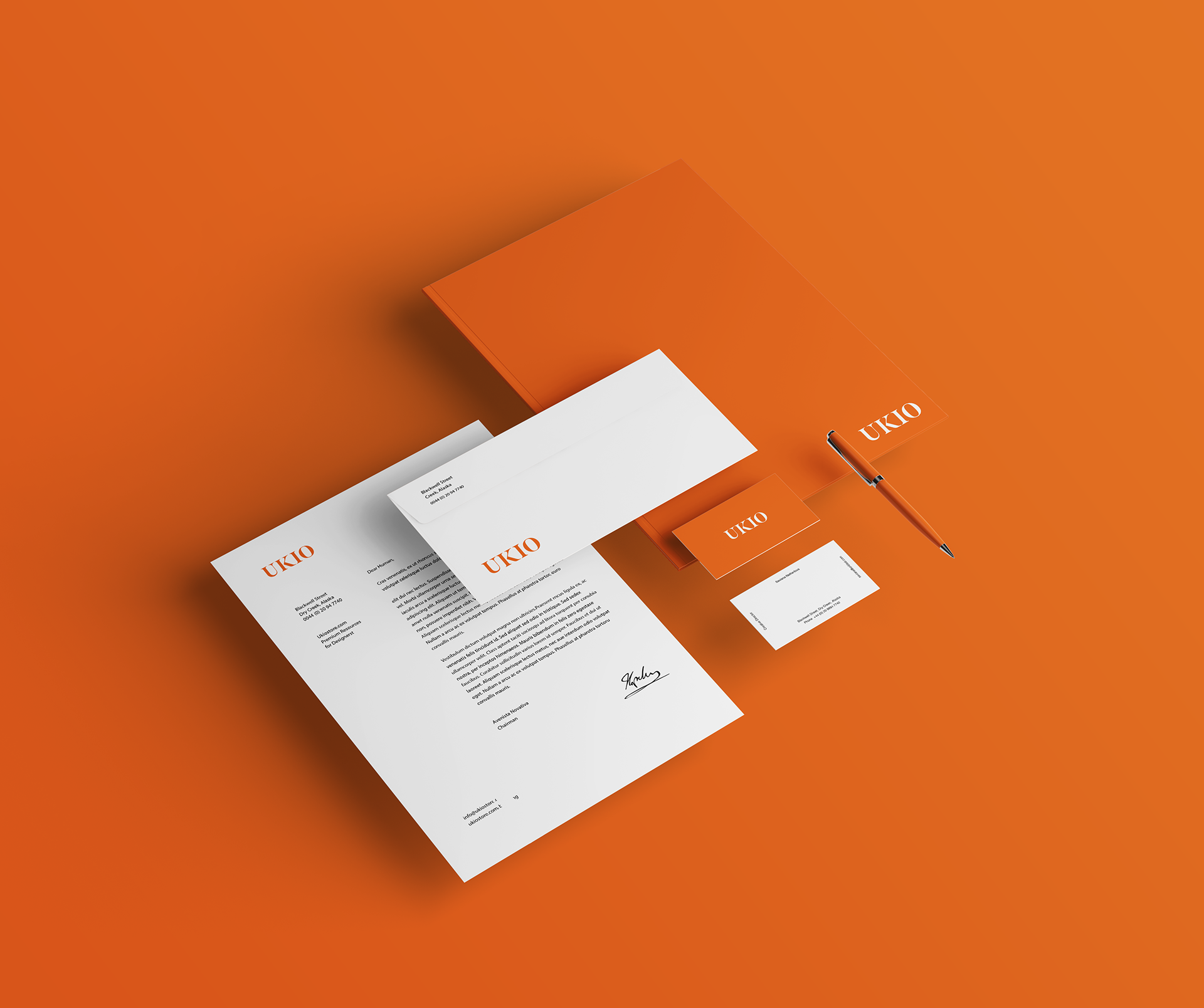 UKIO Logo and Store Branding Design